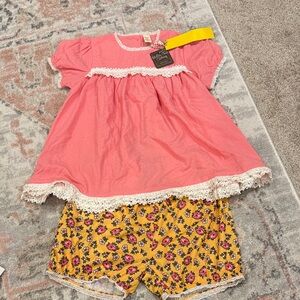 Pink and Yellow Kids Pajamas